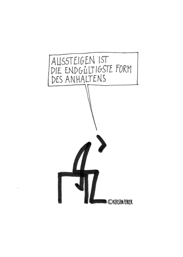 Aussteigen
